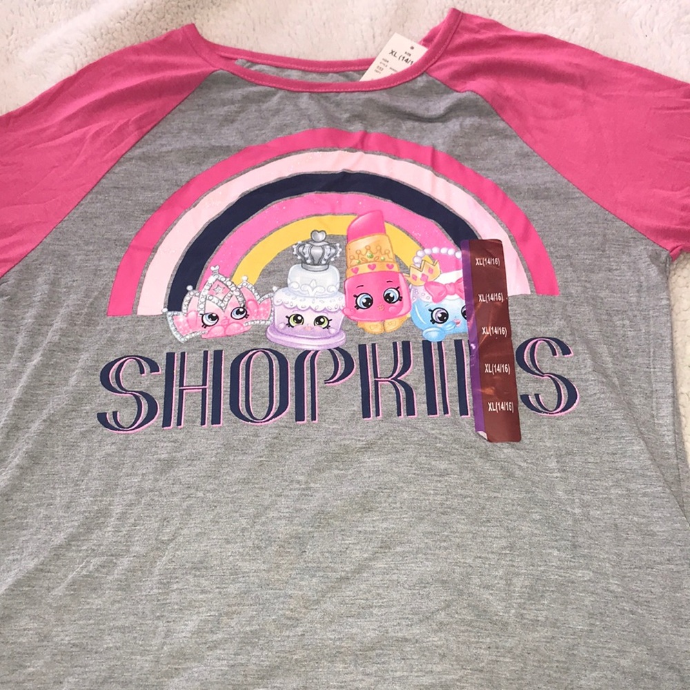 Shopkins 3/4 sleeve top